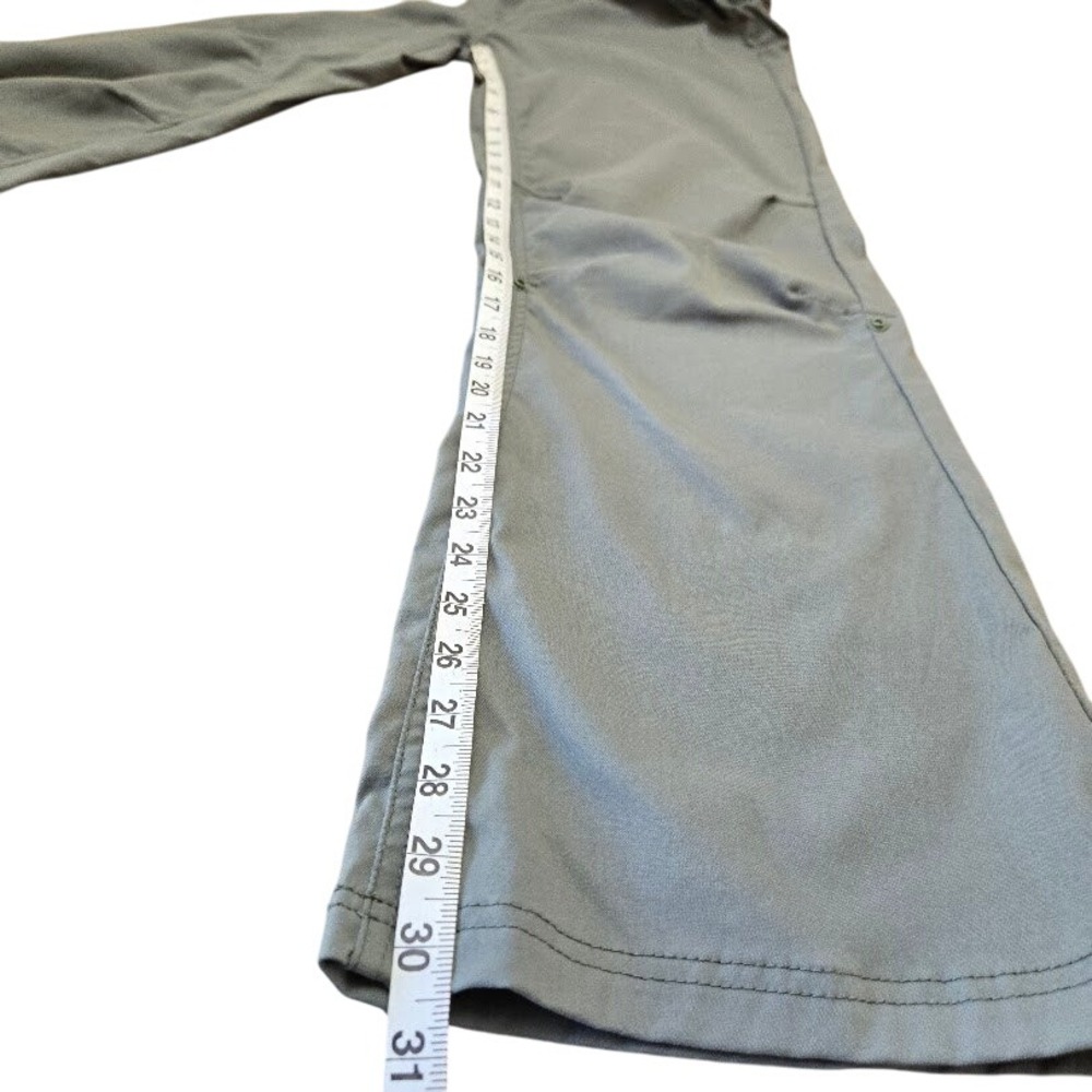 Prana Women's Cargo Pants Khaki Green Straight‎ Leg Outdoor Casual Sz 16 - Picture 9 of 9